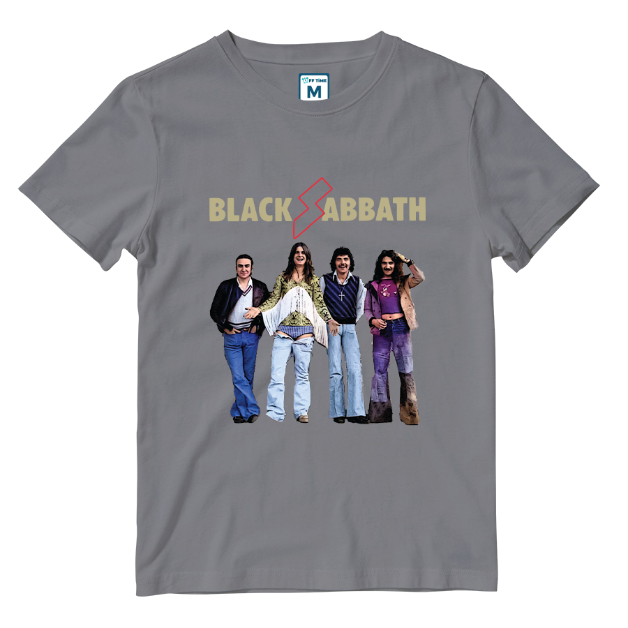 Cotton Shirt: Black Sabbath Group Colorful