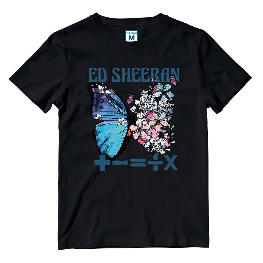 Cotton Shirt: Blue Butterfly