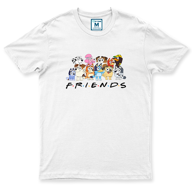 C.Spandex Shirt: Bluey Friends