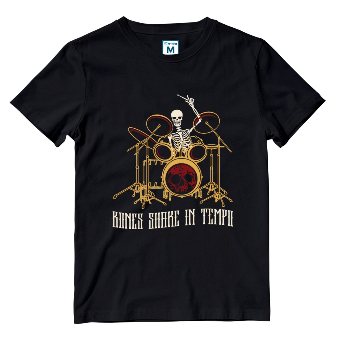 Cotton Shirt: Bones Shake In Tempo
