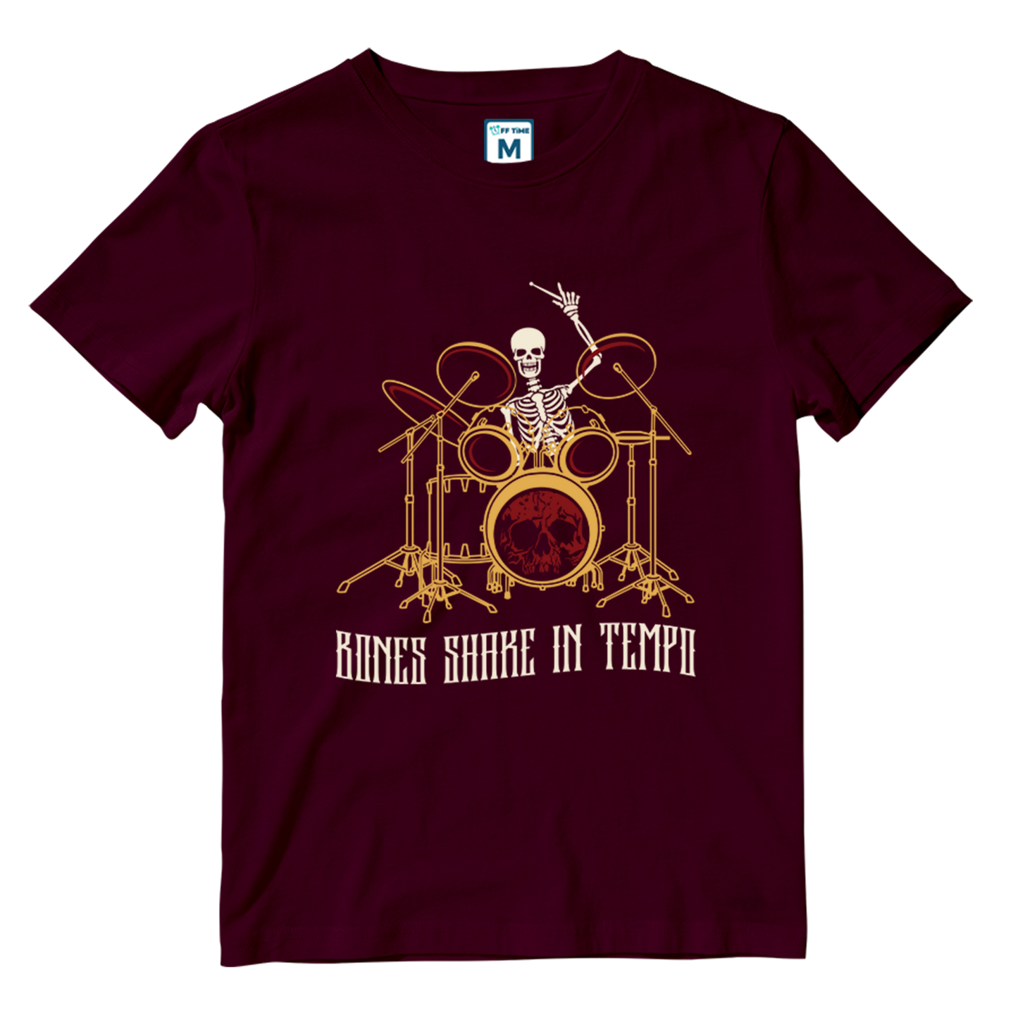 Cotton Shirt: Bones Shake In Tempo