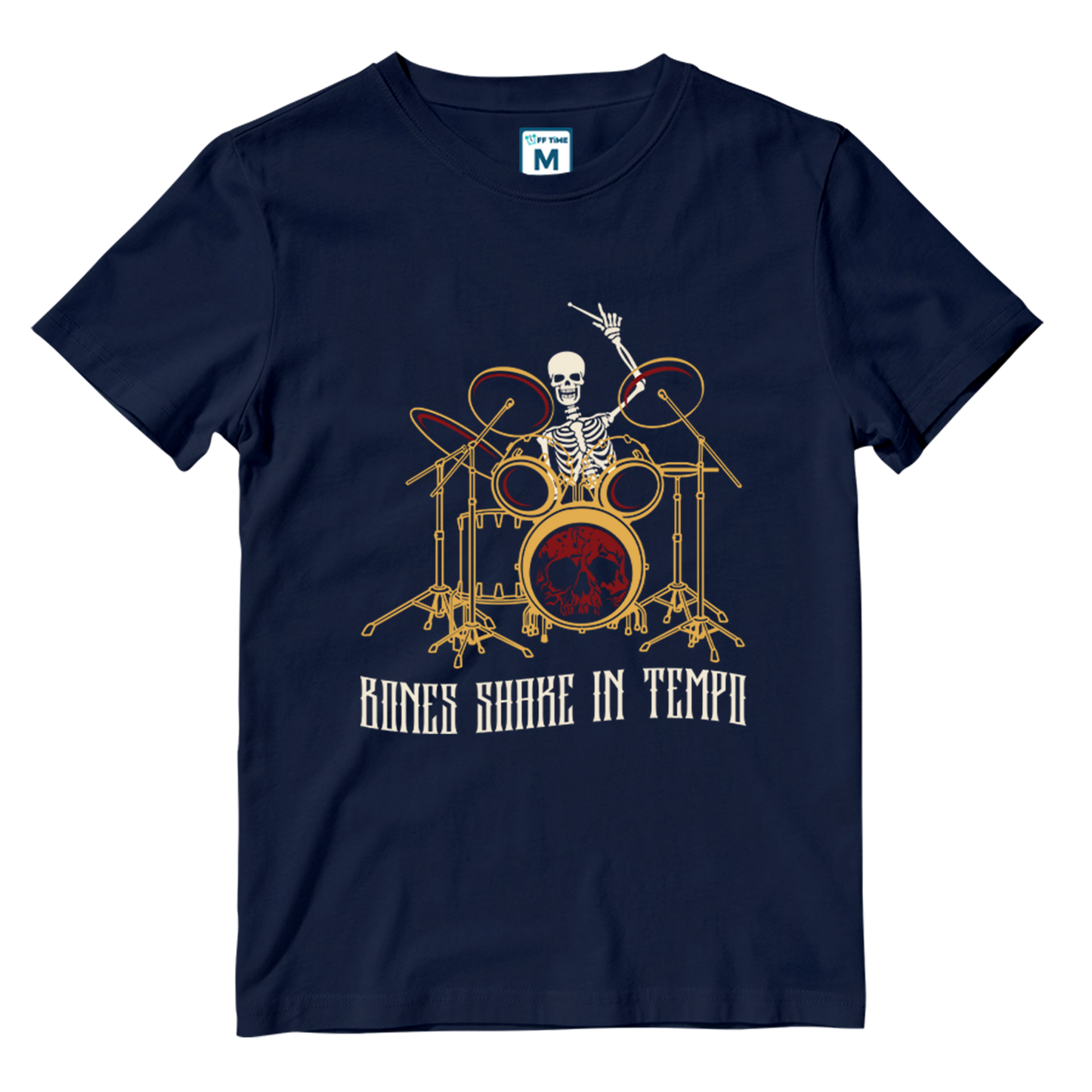 Cotton Shirt: Bones Shake In Tempo