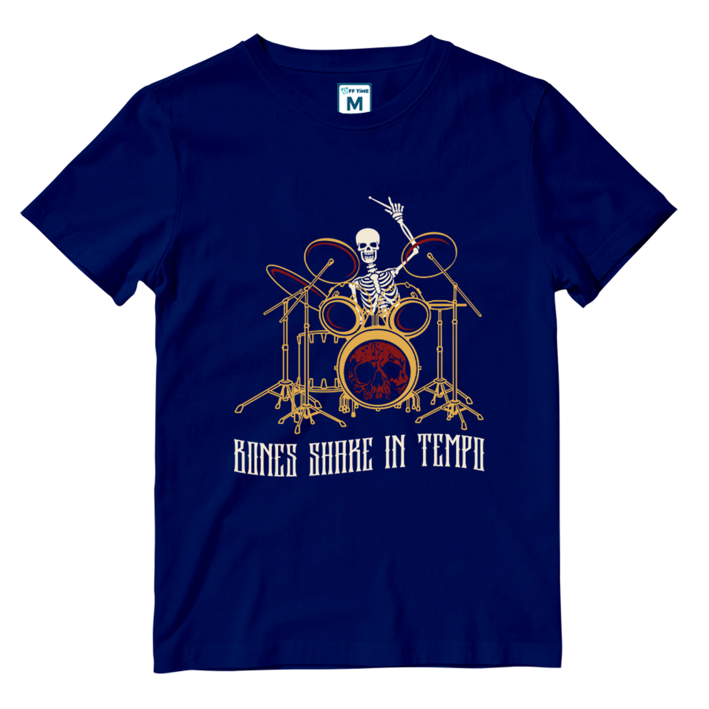 Cotton Shirt: Bones Shake In Tempo