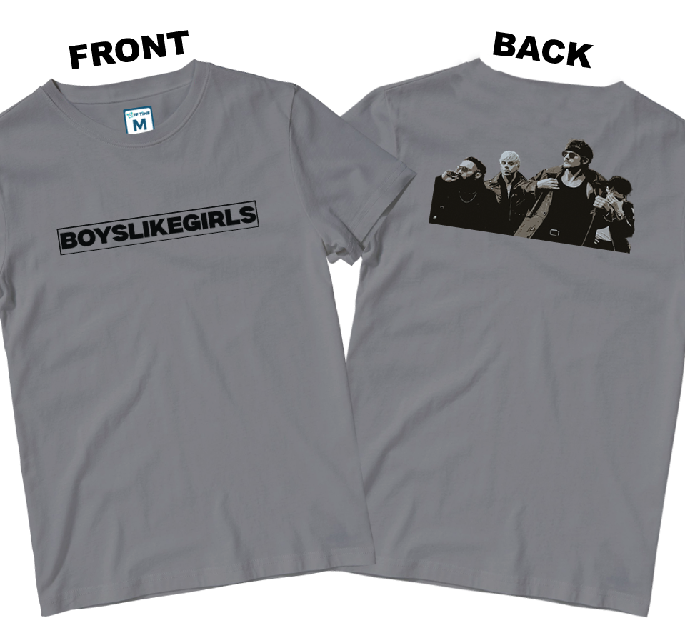 Cotton Shirt: BoysLikeGirls Band (Front and Back)