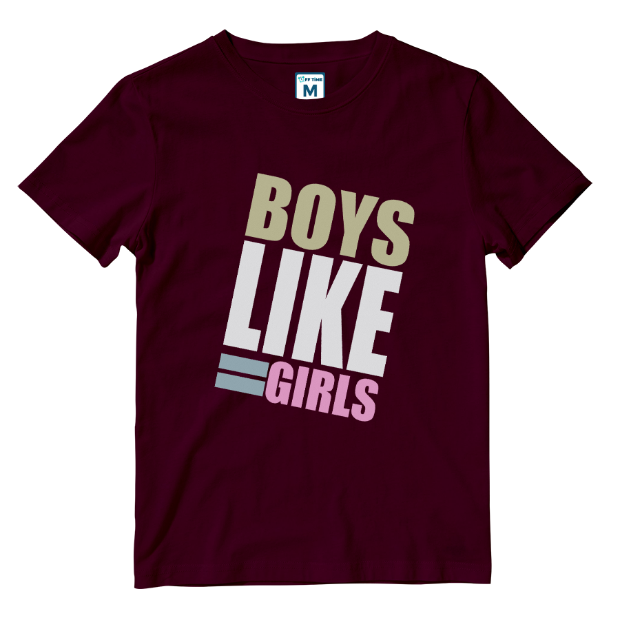 Cotton Shirt: BoysLikeGirls Multi