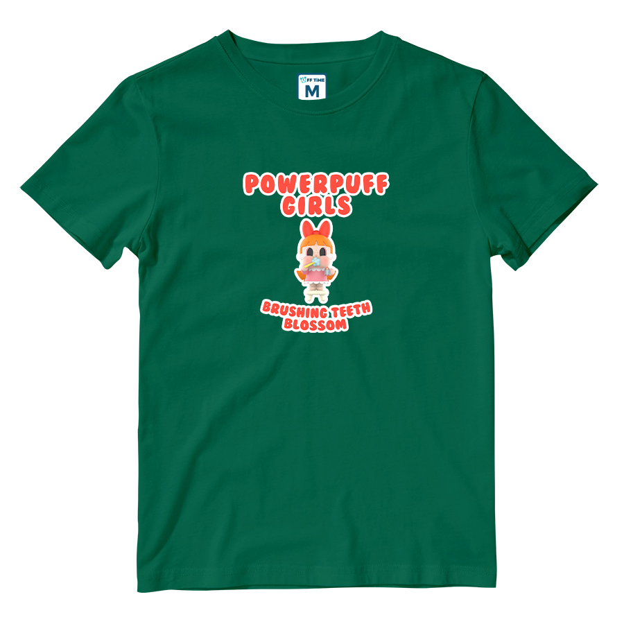 Cotton Shirt: Brushing Teeth Blossom
