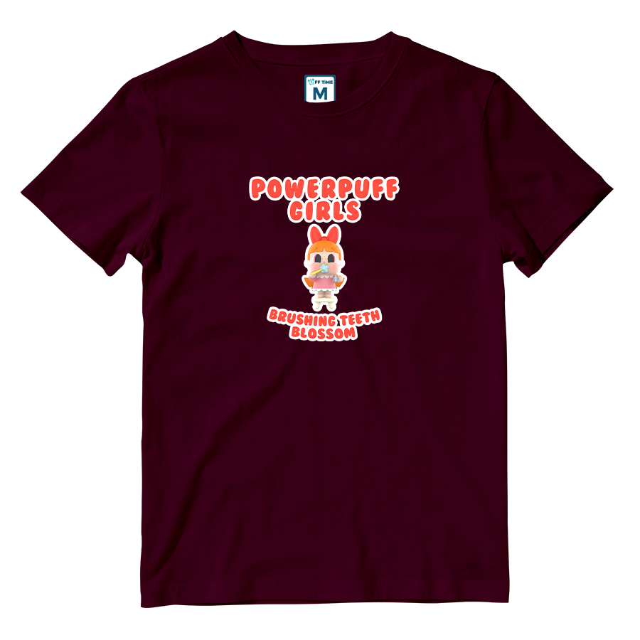 Cotton Shirt: Brushing Teeth Blossom