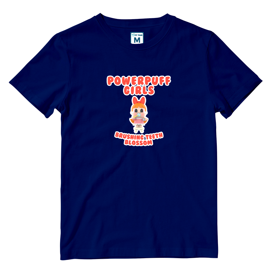 Cotton Shirt: Brushing Teeth Blossom