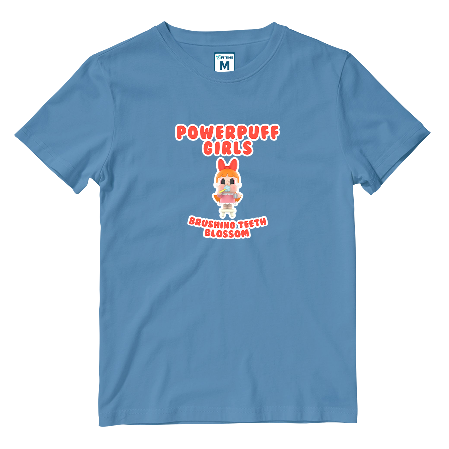 Cotton Shirt: Brushing Teeth Blossom