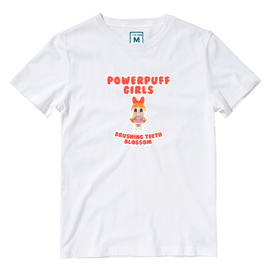 Cotton Shirt: Brushing Teeth Blossom