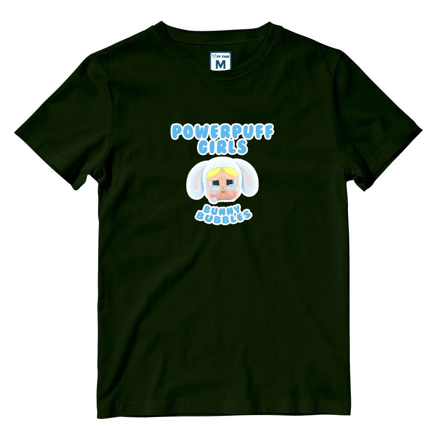 Cotton Shirt: Bunny Bubbles
