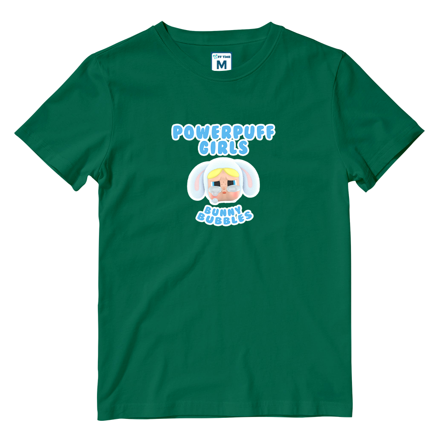 Cotton Shirt: Bunny Bubbles