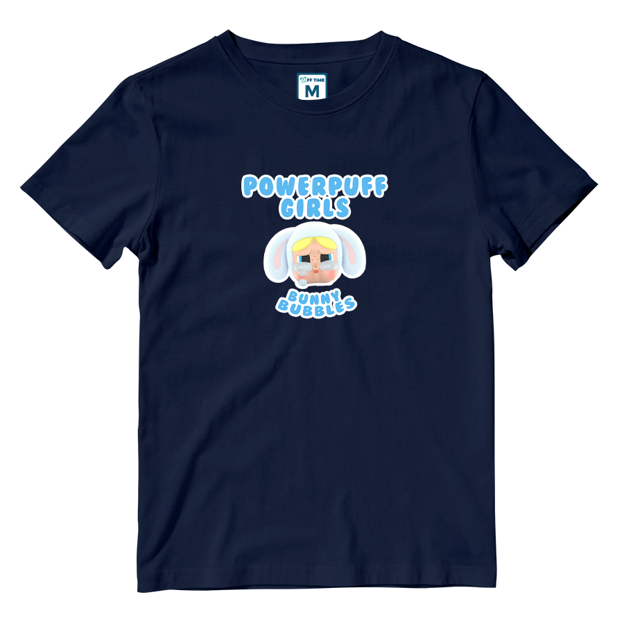 Cotton Shirt: Bunny Bubbles