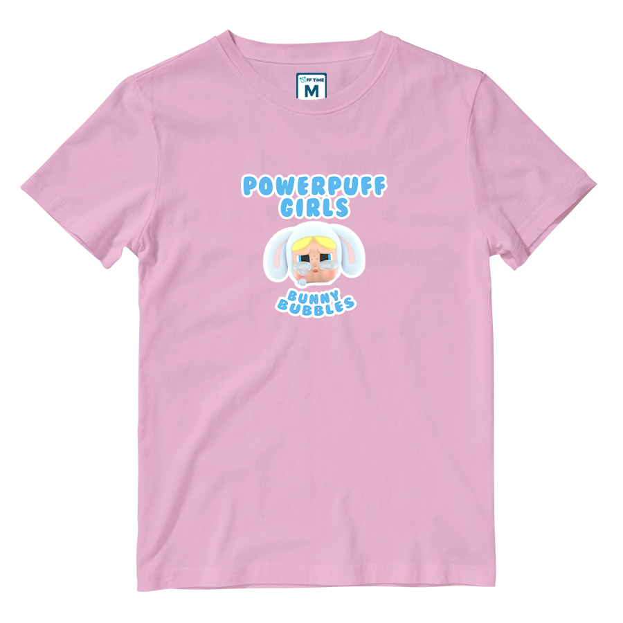Cotton Shirt: Bunny Bubbles