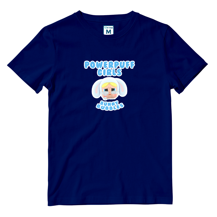 Cotton Shirt: Bunny Bubbles