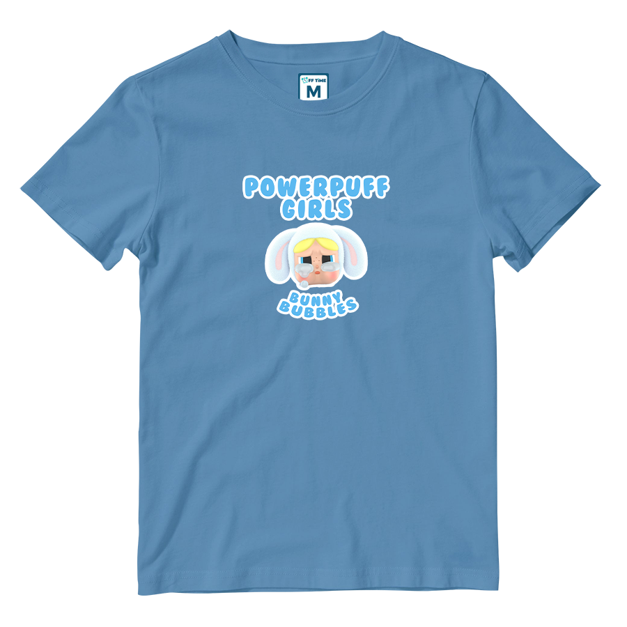 Cotton Shirt: Bunny Bubbles