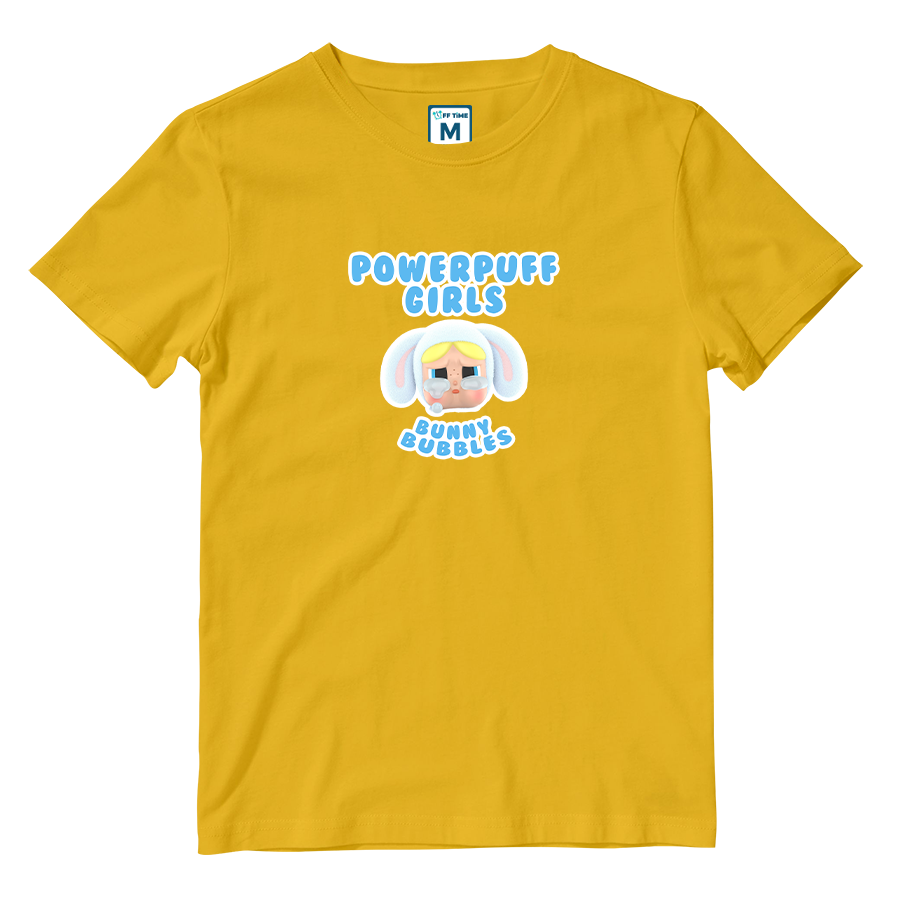 Cotton Shirt: Bunny Bubbles