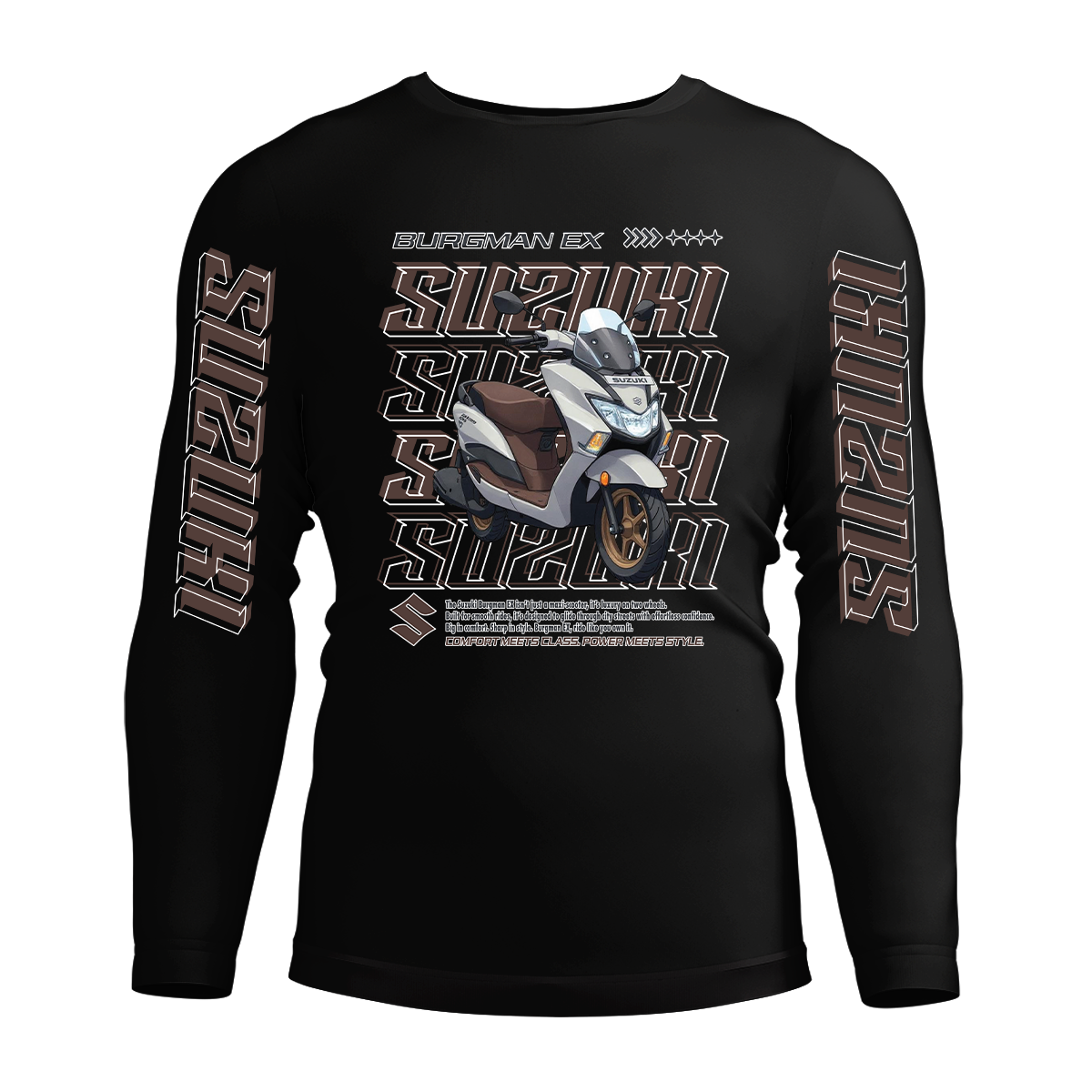 Long Sleeve Drifit Shirt: Burgman Ex