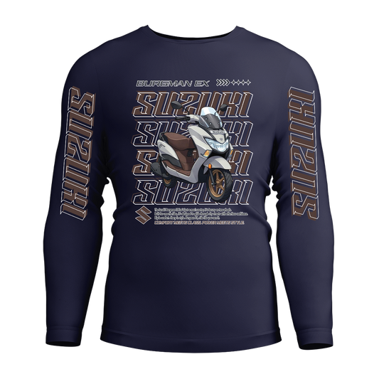 Long Sleeve Drifit Shirt: Burgman Ex