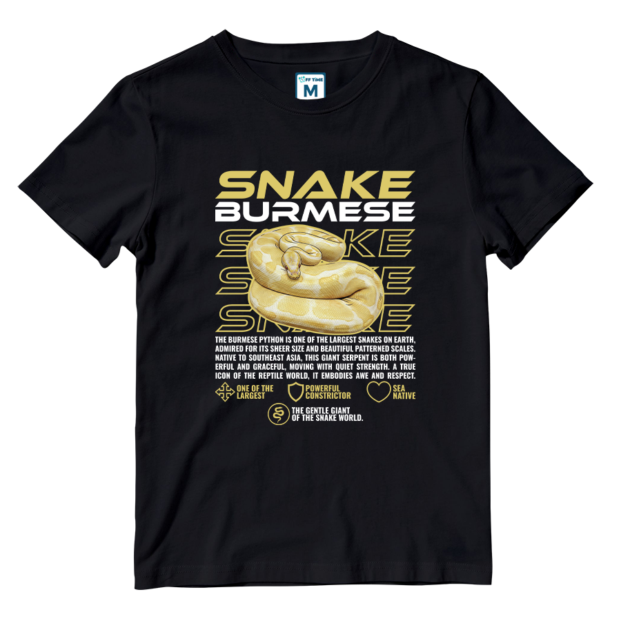 Cotton Shirt: Burmese Snake