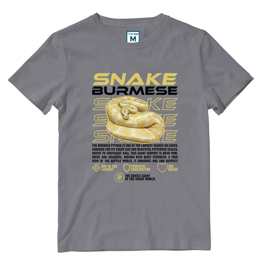 Cotton Shirt: Burmese Snake