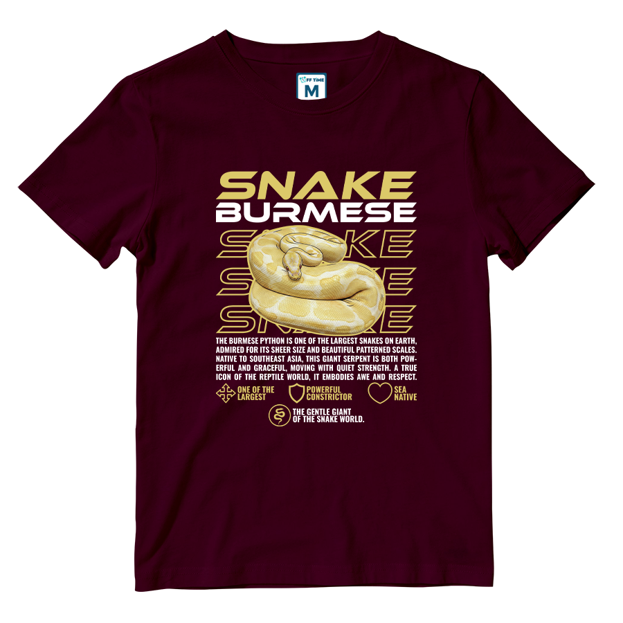 Cotton Shirt: Burmese Snake