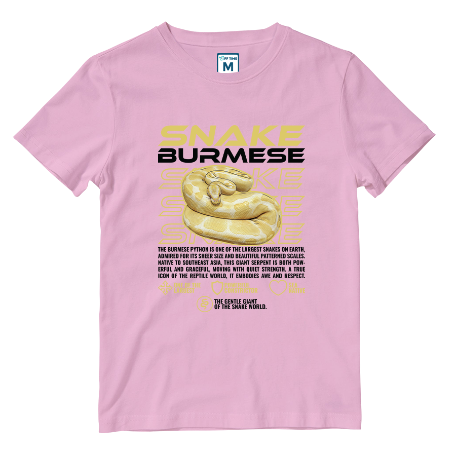 Cotton Shirt: Burmese Snake