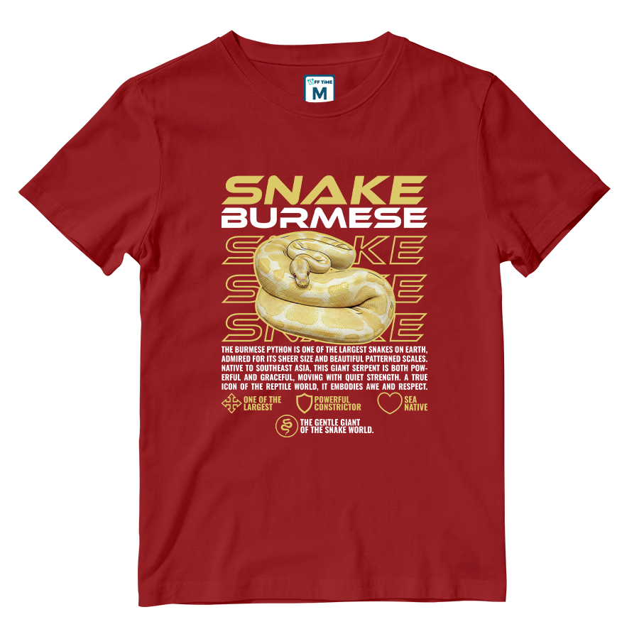 Cotton Shirt: Burmese Snake