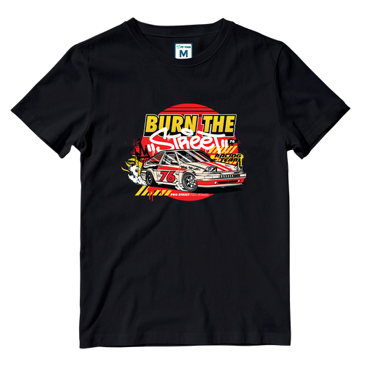 Cotton Shirt: Burn the Street