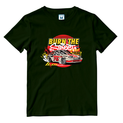 Cotton Shirt: Burn the Street