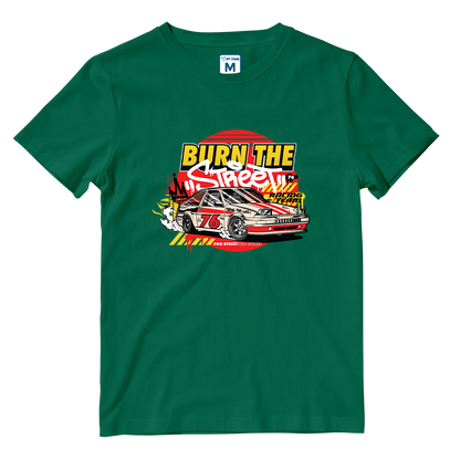 Cotton Shirt: Burn the Street