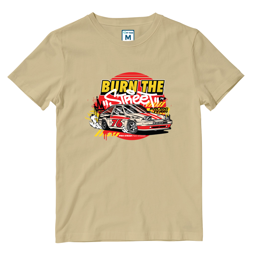 Cotton Shirt: Burn the Street