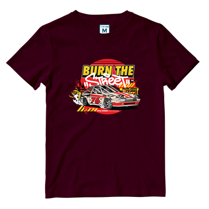 Cotton Shirt: Burn the Street