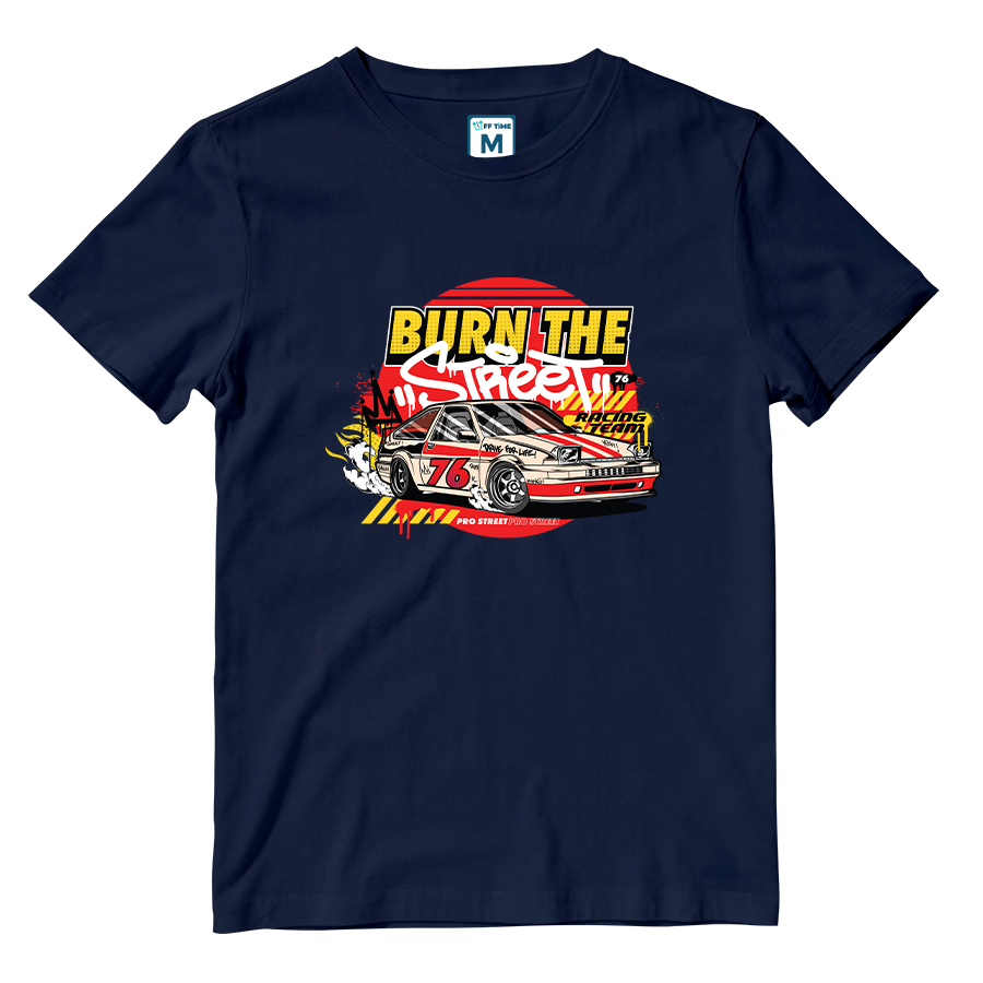 Cotton Shirt: Burn the Street