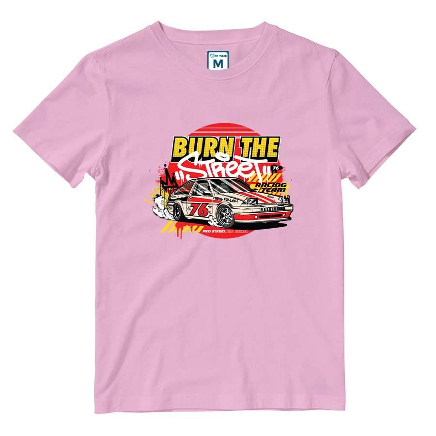 Cotton Shirt: Burn the Street