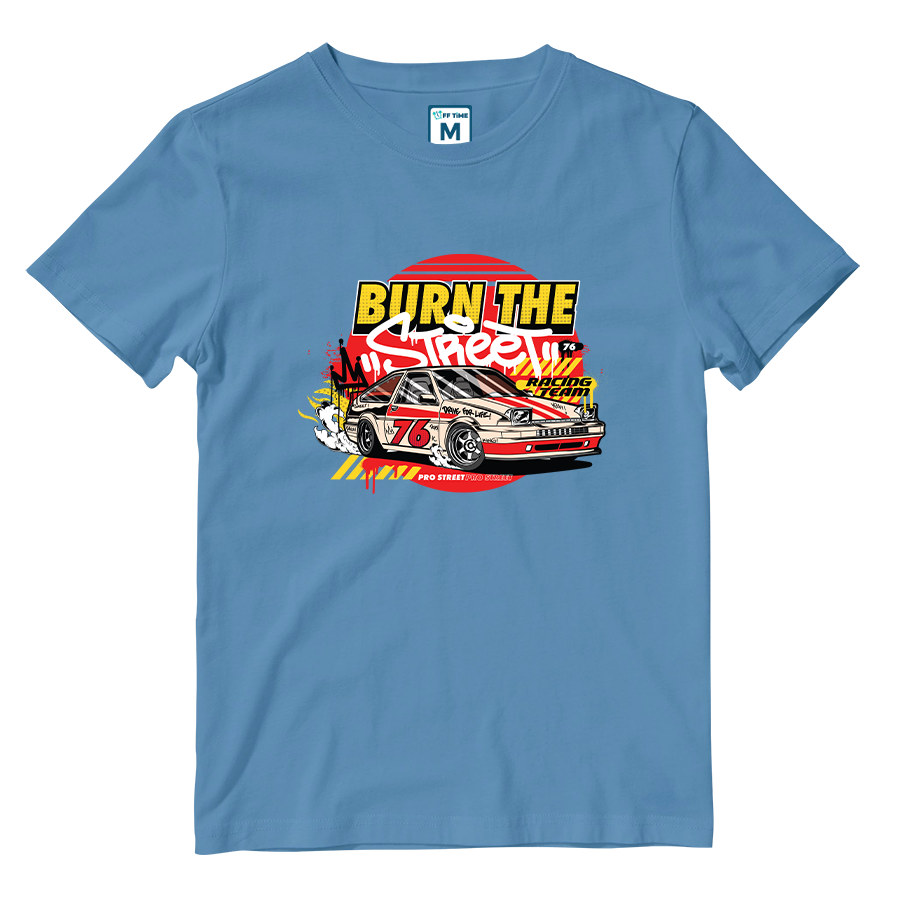 Cotton Shirt: Burn the Street