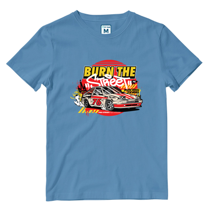 Cotton Shirt: Burn the Street