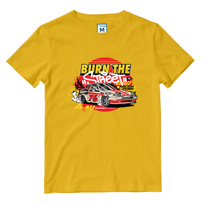 Cotton Shirt: Burn the Street