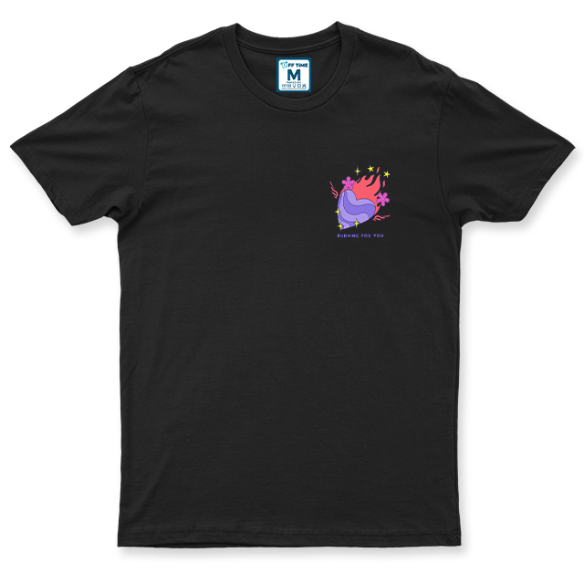 C.Spandex Shirt: Burning For You Pocket