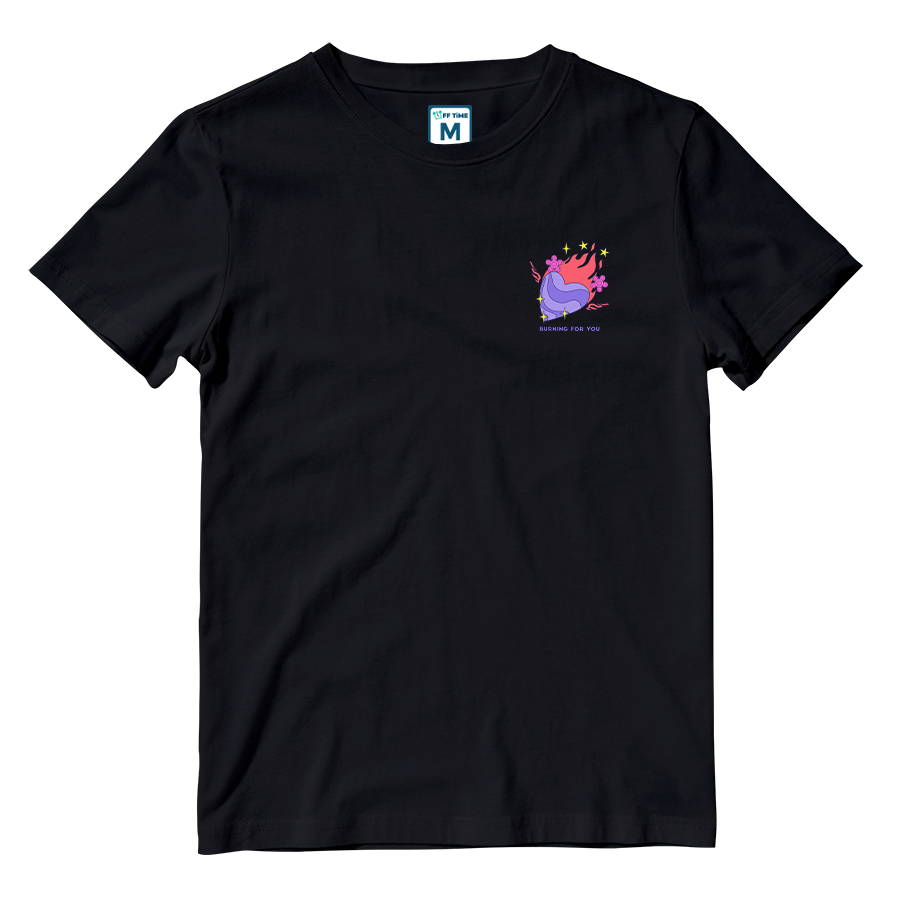 Cotton Shirt: Burning For You Pocket