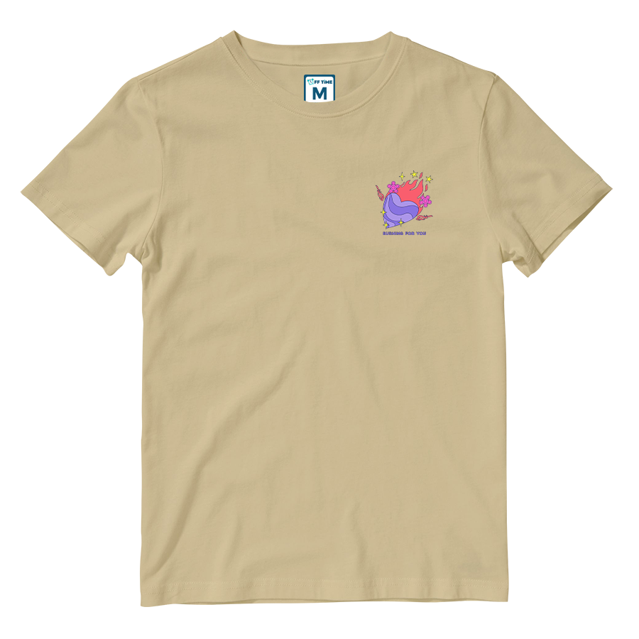 Cotton Shirt: Burning For You Pocket