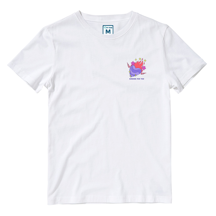 Cotton Shirt: Burning For You Pocket