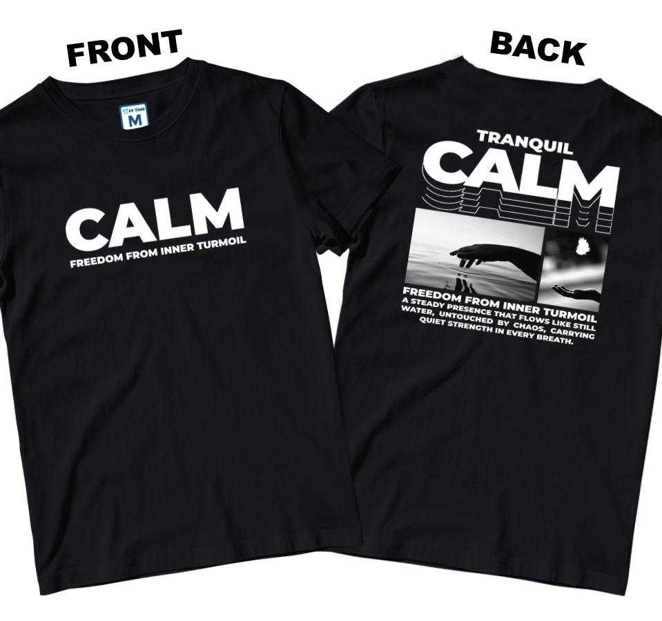 Cotton Shirt: Calm (Front and Back)