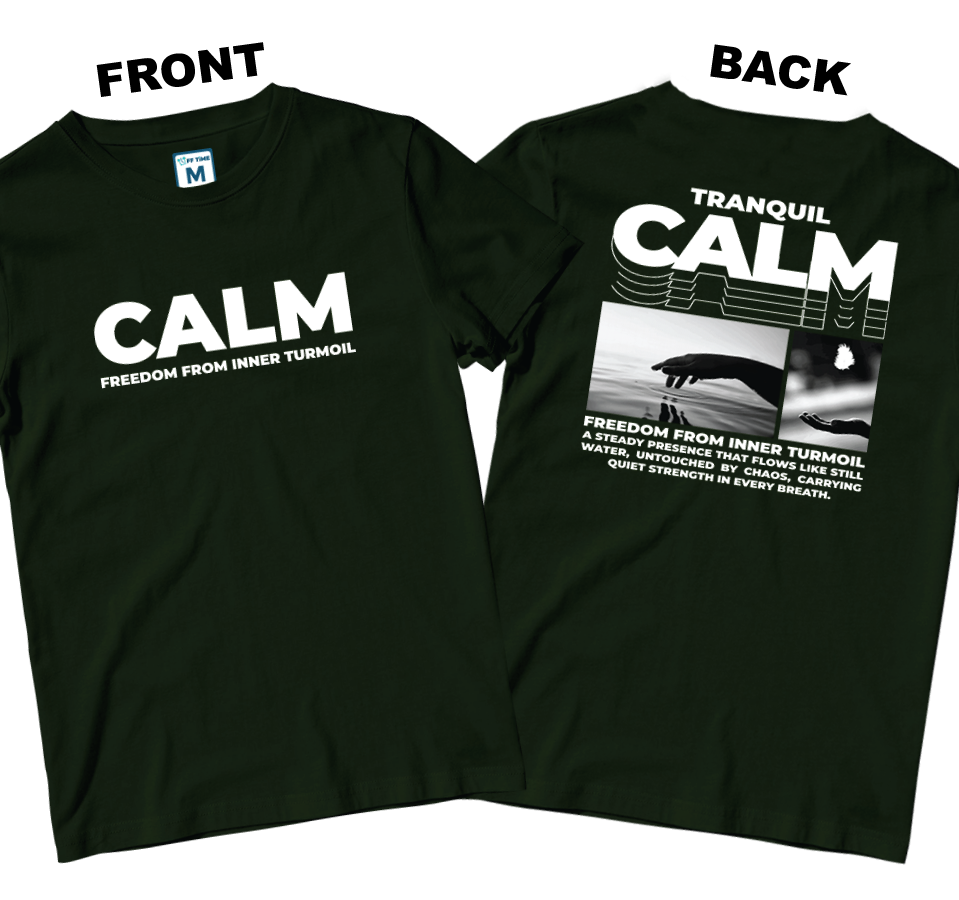 Cotton Shirt: Calm (Front and Back)