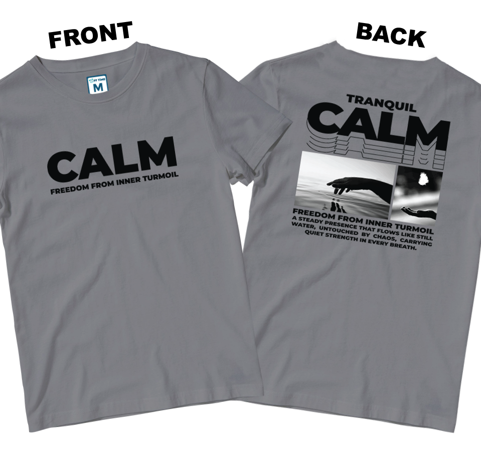 Cotton Shirt: Calm (Front and Back)