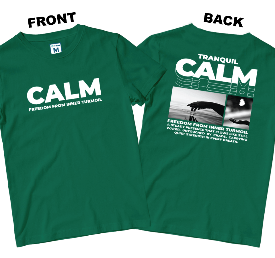 Cotton Shirt: Calm (Front and Back)