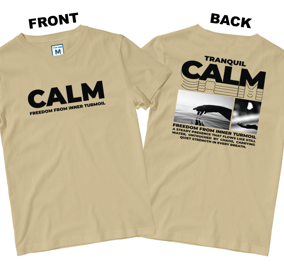 Cotton Shirt: Calm (Front and Back)