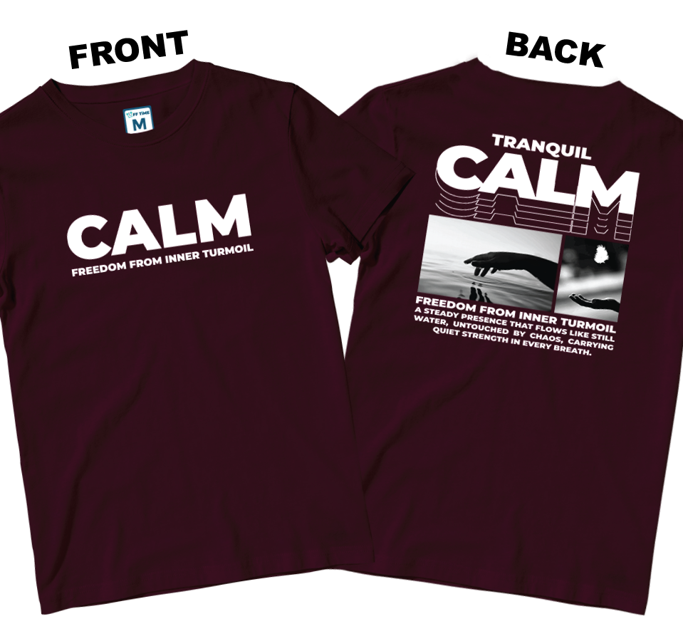Cotton Shirt: Calm (Front and Back)