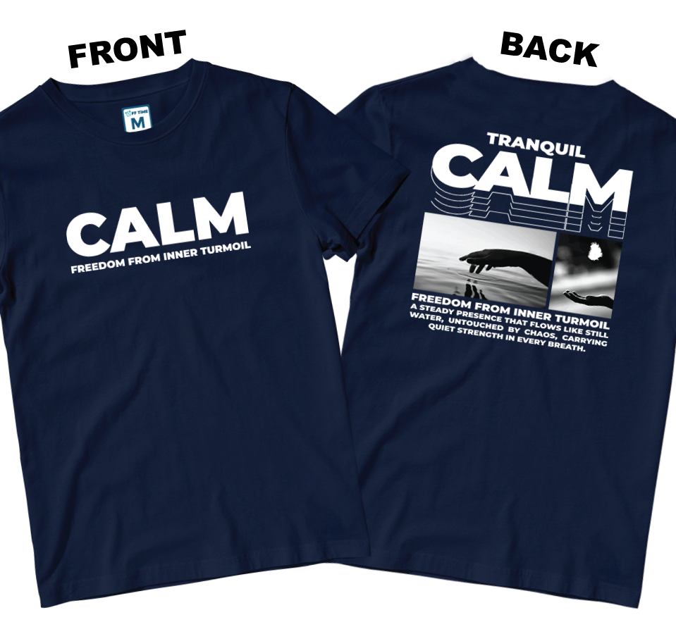 Cotton Shirt: Calm (Front and Back)