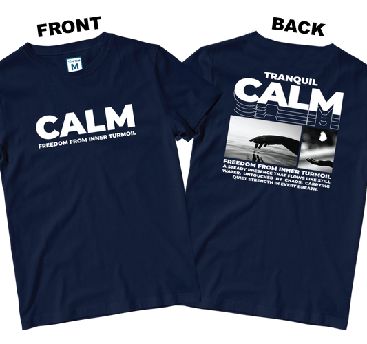 Cotton Shirt: Calm (Front and Back)